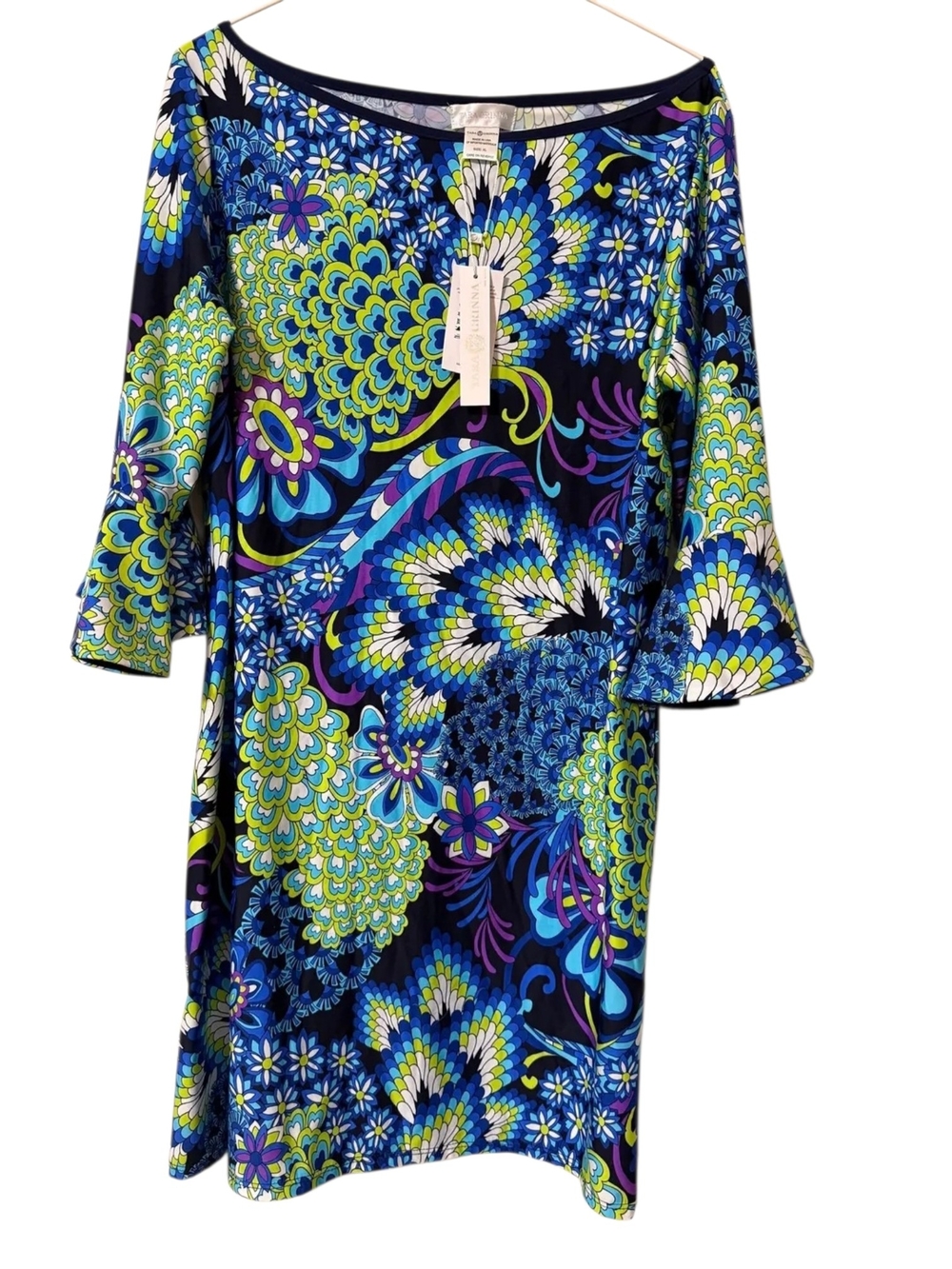 Tara Grinna Palermo Boat Neck Floral Dress | Size XL - NWT - Picture 2 of 4